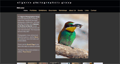 Desktop Screenshot of algarvephotographers.org